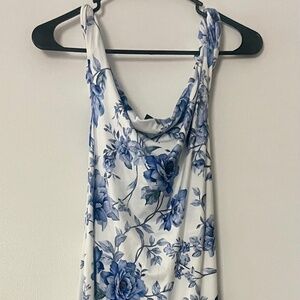 Club London Blue floral maxi dress